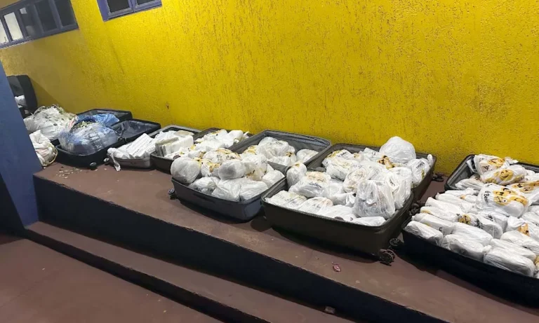 Casal é preso com mais de 220 kg de drogas em ônibus que seguia para São Paulo