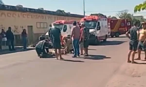 Leia mais sobre o artigo Idoso é socorrido pelos bombeiros após ser atropelado por motocicleta em Corumbá