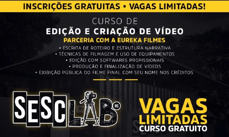 criação e edição de vídeos