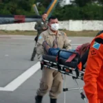 Marinha realiza resgate aéreo de idosa no Pantanal de MS