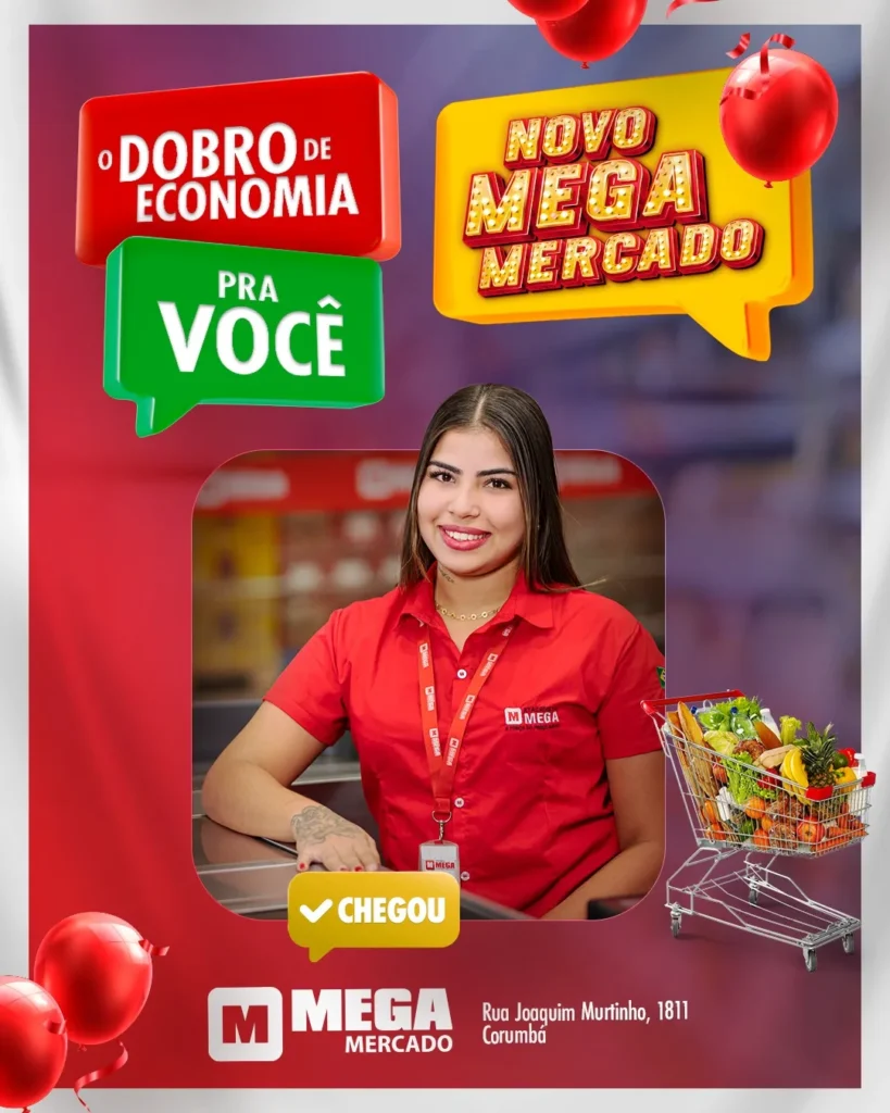 Mega Mercado é inaugurado em Corumbá com nova proposta de varejo e investimento de R$ 16 milhões 2 Mega mercado