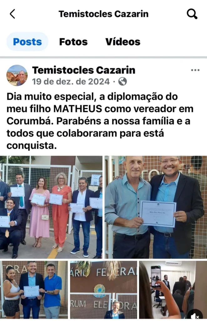 pai cazarin vereador acusado de compra de votos