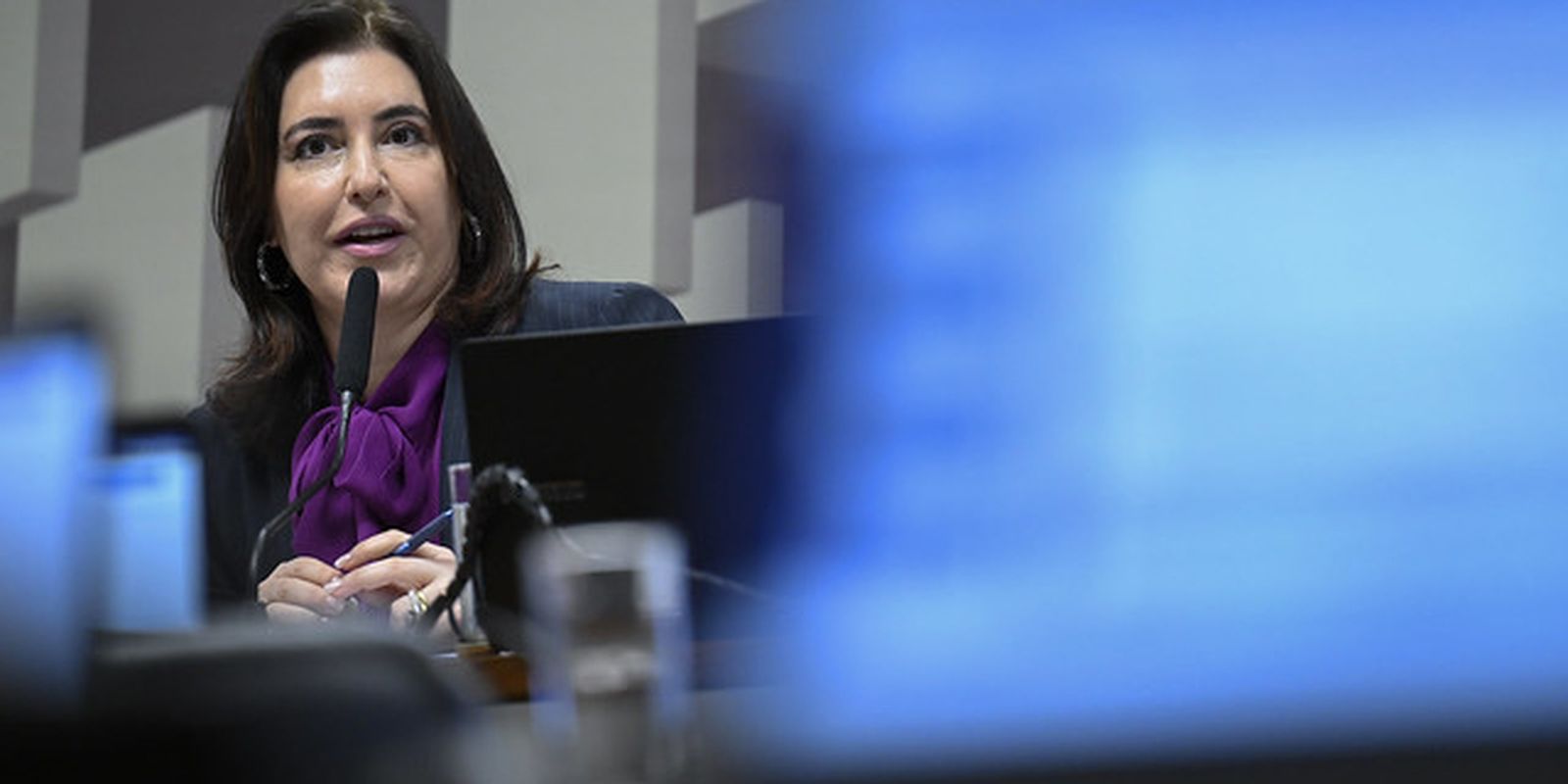 No Senado Tebet defende revisao de gastos e isencoes fiscais