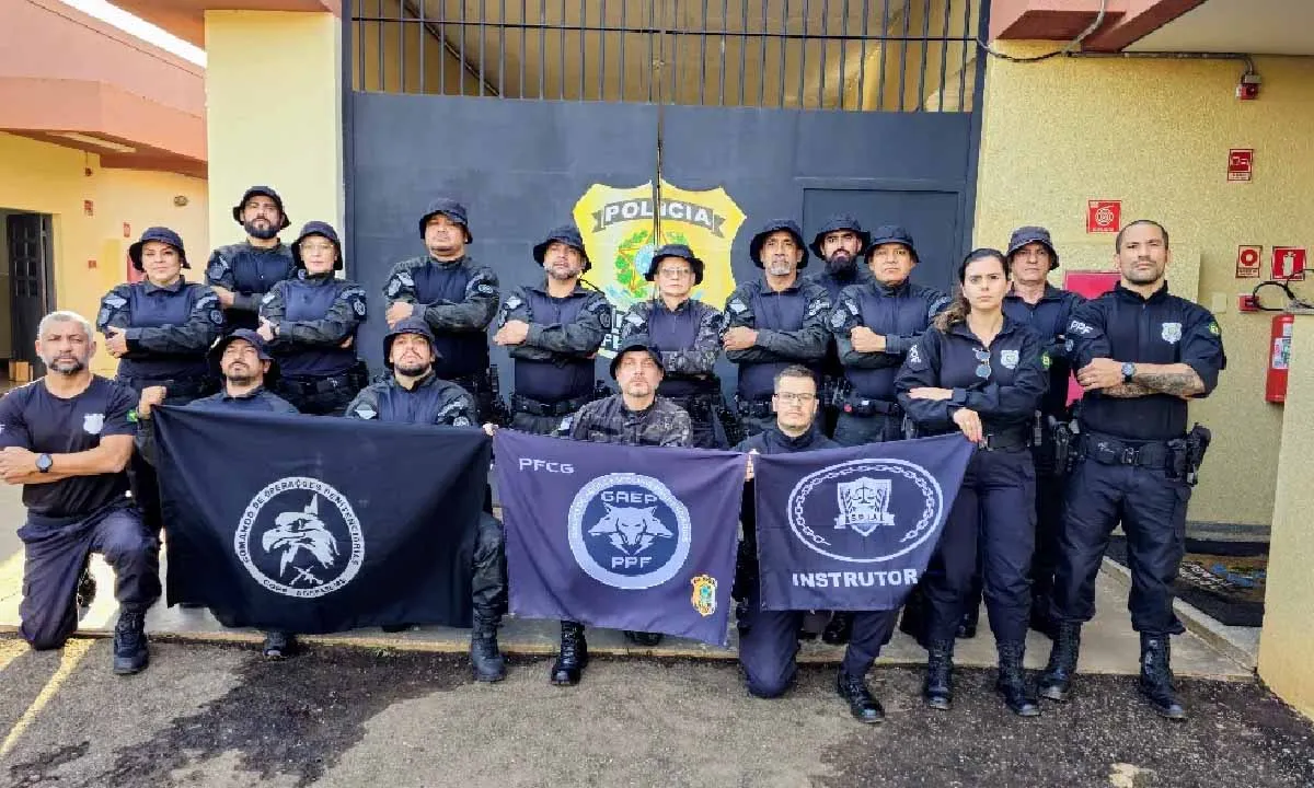 Policiais penais do COPE participam de curso jurídico e administrativo promovido pela SENAPPEN em Campo Grande.