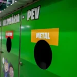 Primeira escola sustentável de MS ganha estação de coleta seletiva
