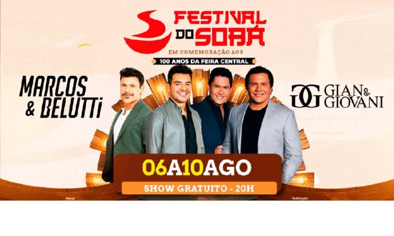 Festival do Sobá abre comemorações pelos 100 anos da Feira Central de Campo Grande com shows e entrada gratuita