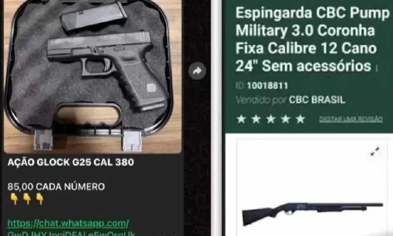 Polícia Federal deflagra operação contra rifas ilegais de armas em grupos de WhatsApp em Mato Grosso do Sul.