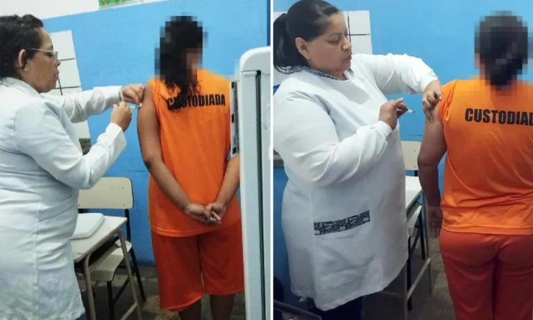Internas de presídio em Corumbá recebem vacinação contra gripe, hepatite e outras doenças