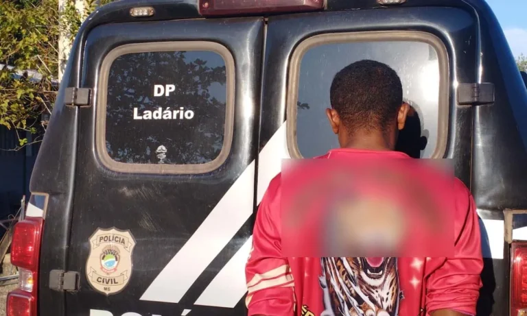 Polícia Civil prende suspeito de homicídio no bairro Nova Aliança, em Ladário, dois dias após o crime.