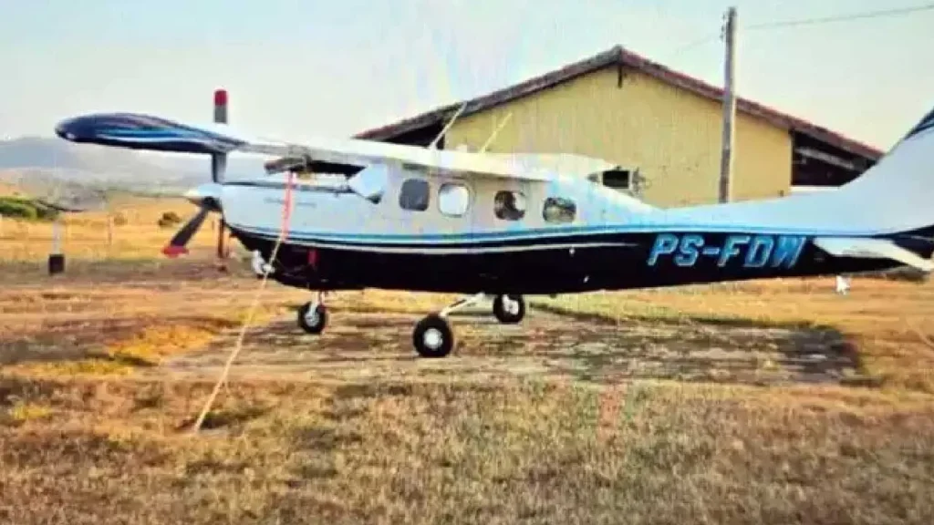 aeronave caiu acidente aéreo