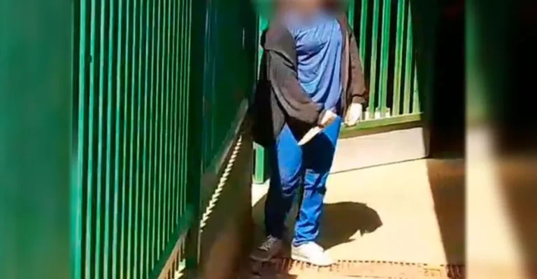 Adolescente é contida com faca em escola de Campo Grande após ameaçar colegas; PM e Bombeiros atenderam a ocorrência.