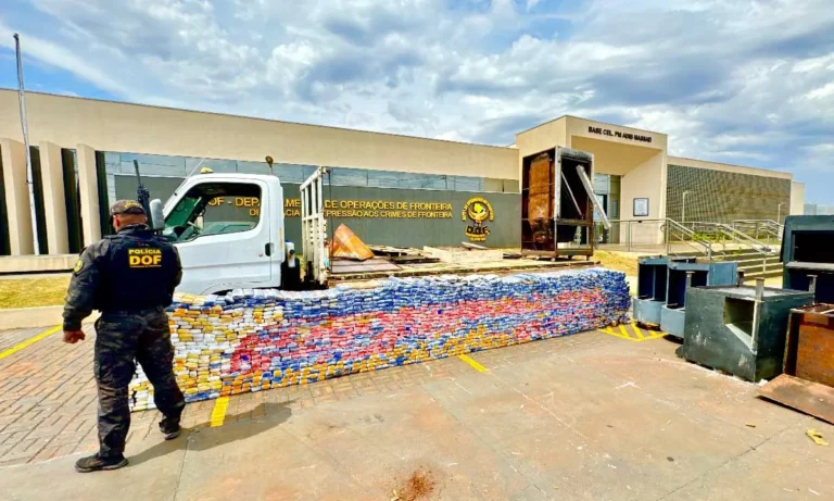 DOF apreende 1,4 tonelada de maconha escondida em fornos industriais durante operação em Amambai.