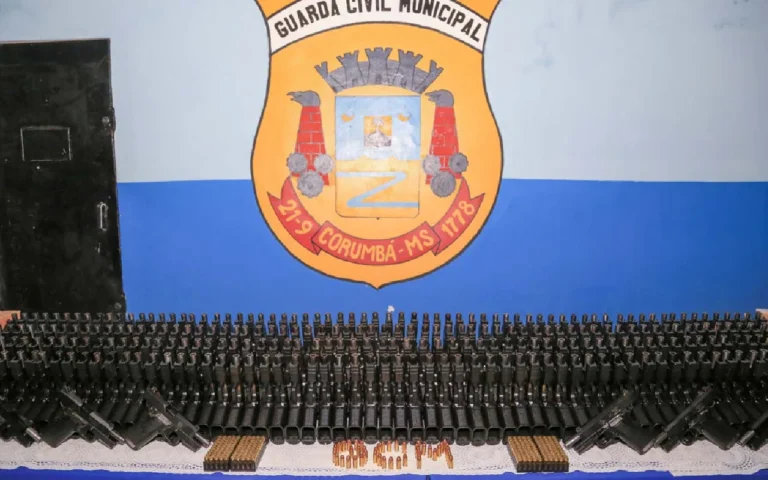 Novos armamentos guarda municipal de Corumbá