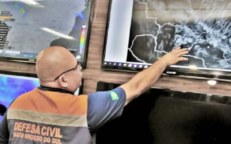 Defesa Civil Alerta será testado em Mato Grosso do Sul com envio de mensagem de demonstração para celulares neste sábado.