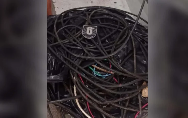 Polícia Militar apreende 20 quilos de fios de cobre com suspeito no centro de Corumbá