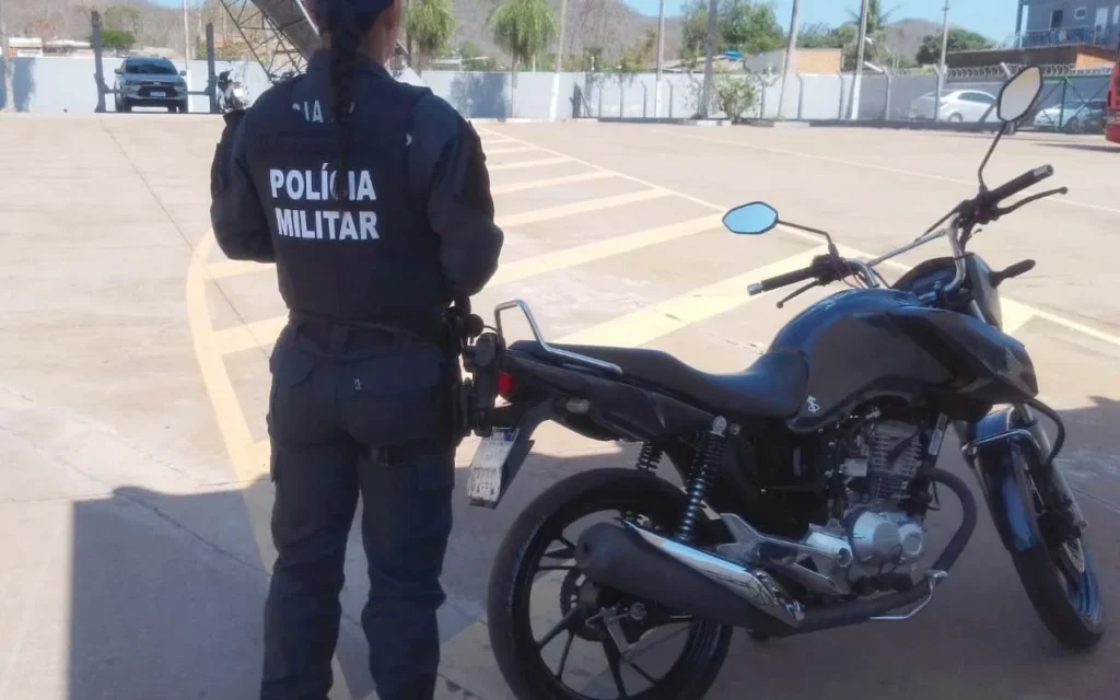 moto apreendida trânsito