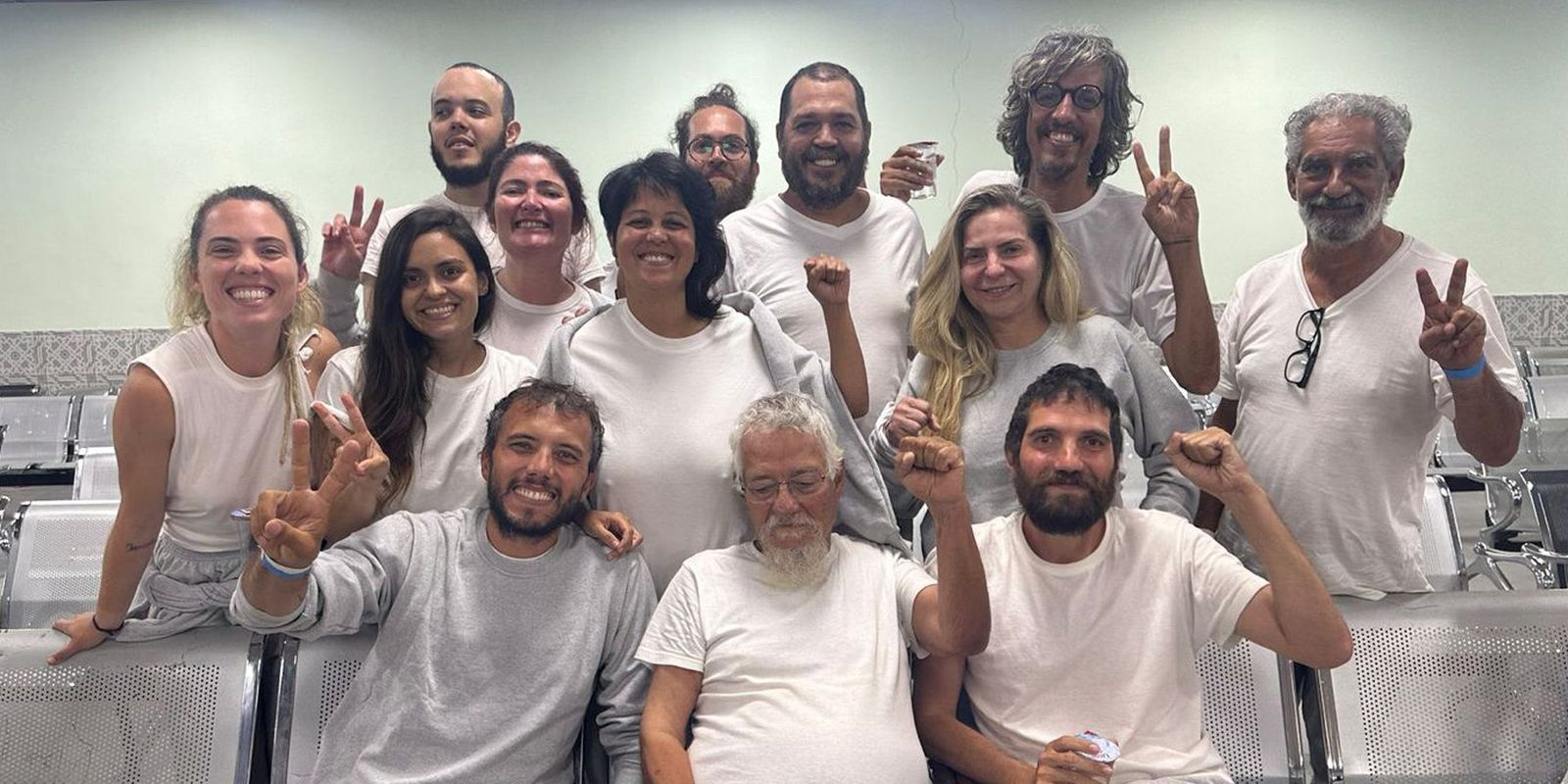 Brasileiros da Flotilha Global Sumud sao libertados na Jordania