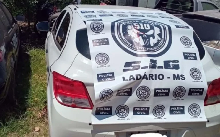 Homem é preso por receptação em Ladário após Polícia Civil recuperar Chevrolet Onix alvo de fraude em Campo Grande.