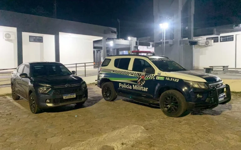 Casal é preso em Corumbá com carro roubado e placas adulteradas; veículo de R$ 100 mil havia sido tomado em Brasília.