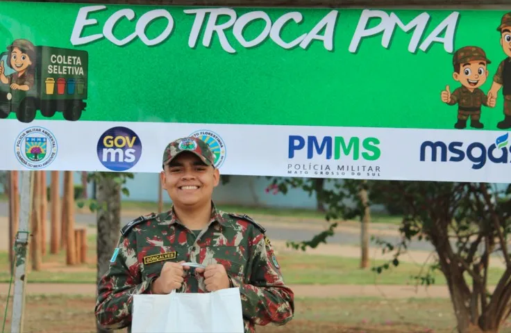 Moradores de Corumbá poderão trocar materiais recicláveis por alimentos neste sábado, durante o Eco Troca PMA na Escola Municipal Clio Proença.