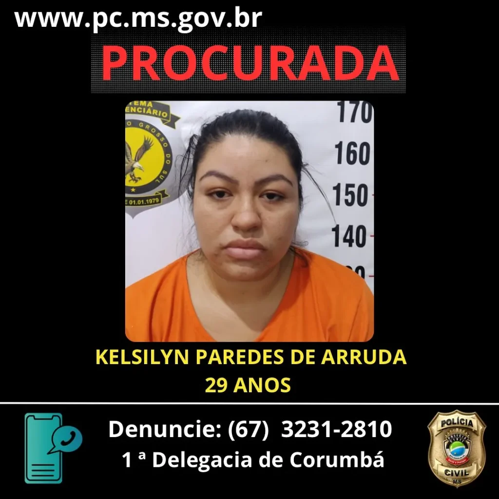 Polícia busca por irmãs acusadas de sequestro cárcere privado e lesão corporal em Corumbá 4 procurada1 sequestro