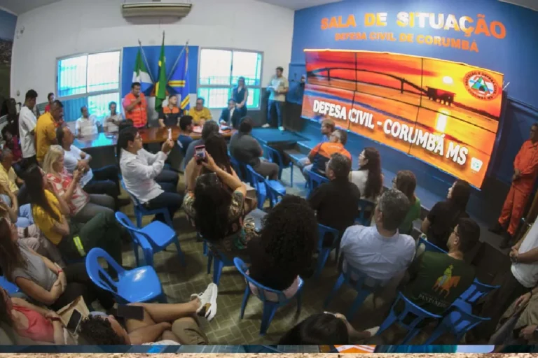 sala de situação em corumbá