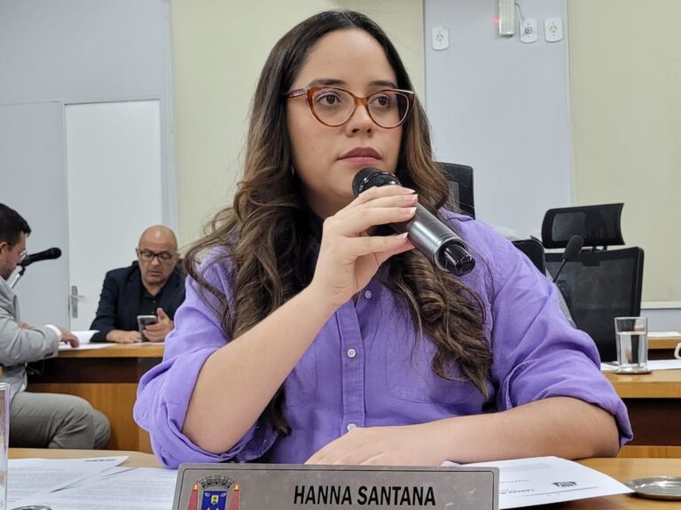 Vereadora Hanna cobra iluminação pública na Avenida Santa Cruz