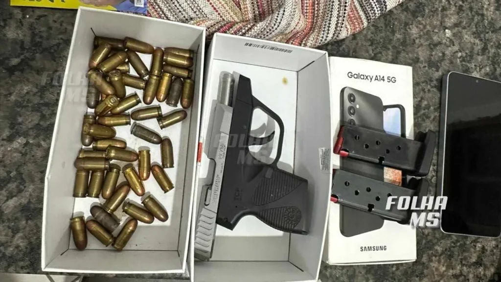 arma jogo bicho suplente de vereador em Corumbá