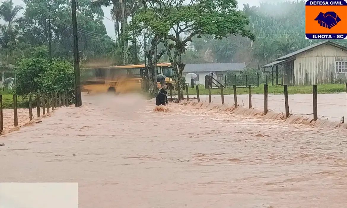 chuva em santa catarina