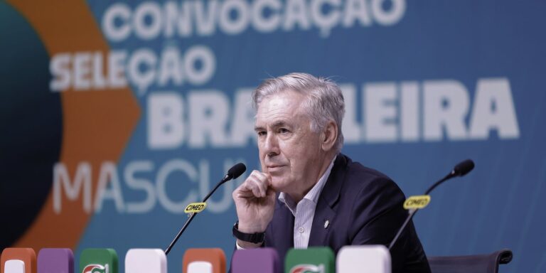 Carlo Ancelotti divulga lista para amistosos finais da seleção brasileira