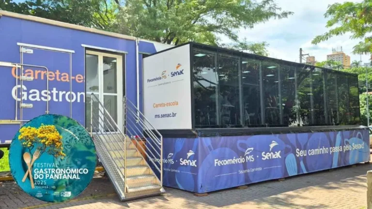 Festival Gastronômico do Pantanal 2025 traz Carreta do Senac MS com oficinas de culinária regional, experiências práticas e vagas limitadas. Saiba mais!