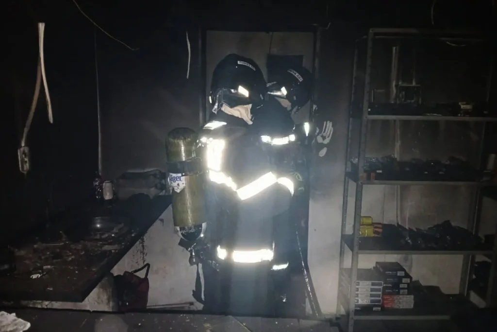 fogo loja Incêndio