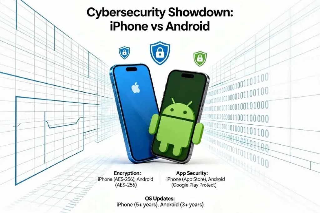 Estudo revela que Android é mais seguro contra golpes digitais que iPhone. Descubra os motivos e como a IA protege você.