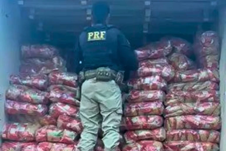 PRF apreende maconha na divisa de MS com SP