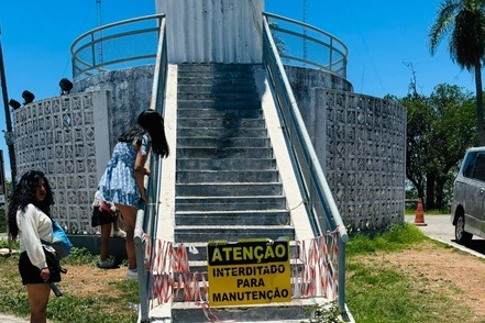 Vereadora cobra informações sobre escadaria interditada do Cristo Rei do Pantanal