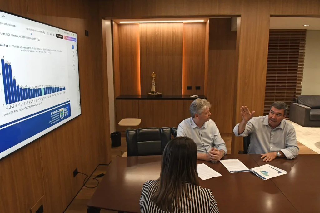 Mato Grosso do Sul registrou segundo maior crescimento do PIB no Brasil em 2023 2 PIB de Mato Grosso do Sul cresce 13,4% em 2023, segundo maior avanço do país; agropecuária impulsiona resultado com safras recordes e Estado gera 27 mil empregos formais.