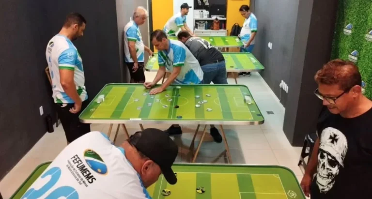 Corumbá realiza primeiro torneio oficial de futebol de mesa
