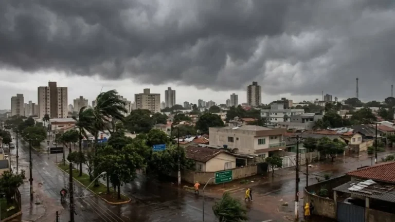 Ciclone traz ventos de até 100 km/h, chuvas fortes e risco de enxurradas no Centro-Oeste, Sul e Sudeste. Fique atento aos alertas meteorológicos.