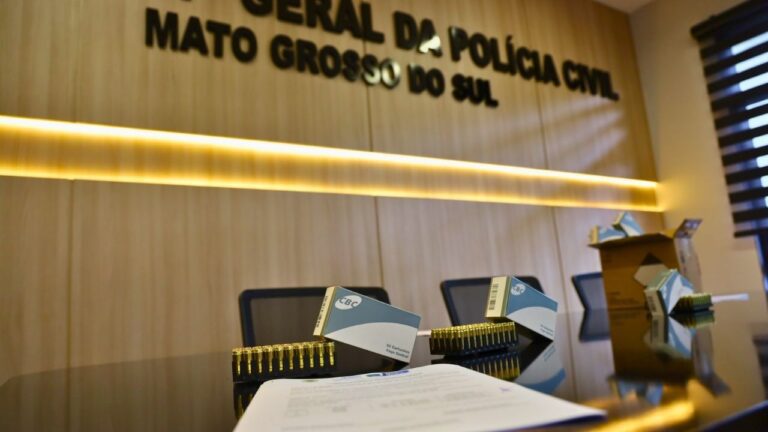 Polícia Civil doa 30 mil munições para reforçar a Guarda Municipal de Corumbá