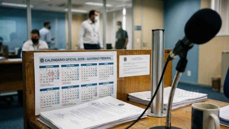 Confira o calendário oficial de feriados e pontos facultativos de 2026 divulgado pelo governo federal. Veja datas, regras e impactos no setor público e privado.