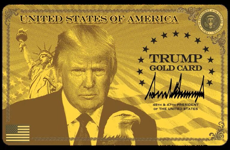 Trump lança visto “Gold Card” de US$ 1 milhão para residência nos EUA