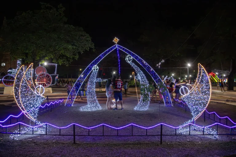 Decoração do Jardim de Natal sofre danos e Prefeitura pede conscientização