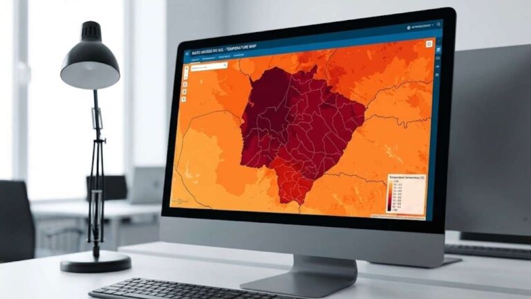 Água Clara lidera ranking de 26 cidades de MS entre as mais quentes do país no Natal