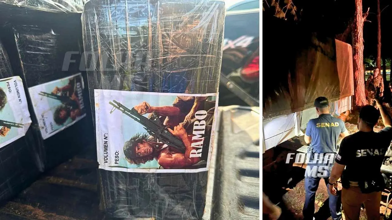 Polícia paraguaia apreende comboio com 50 toneladas de maconha na fronteira com o Brasil. Operação envolveu confronto e prisões em Salto del Guairá.
