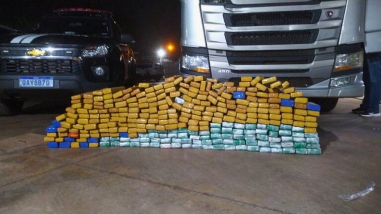 Carreta carregada de drogas é apreendida em Três Lagoas em operação conjunta da FICCO/MS, Polícia Civil, Polícia Militar e Polícia Federal. Veja detalhes do caso.