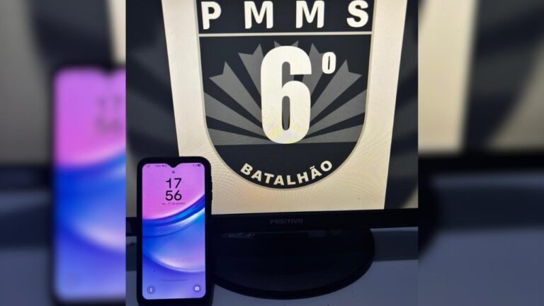 Polícia Militar recupera celular furtado durante operação em Corumbá