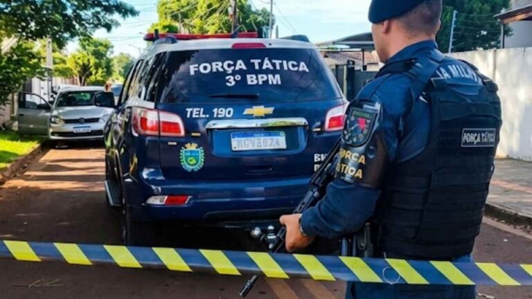 troca de tiros Dourados