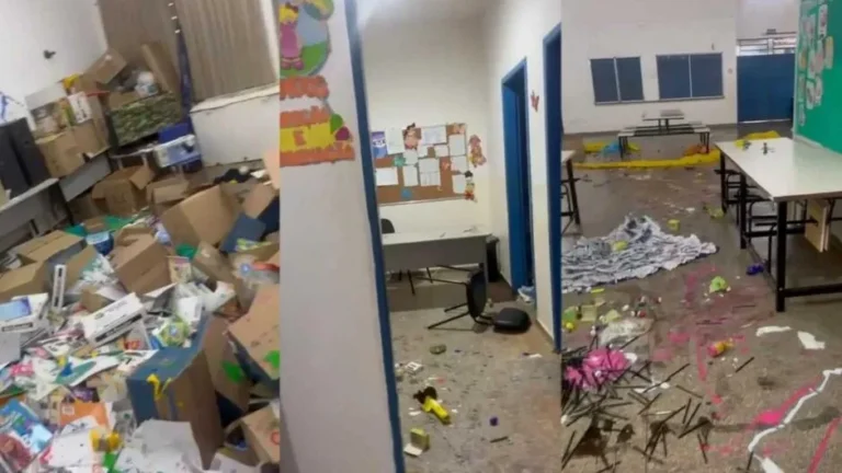 Escola municipal sofre vandalismo por três crianças no interior de MS
