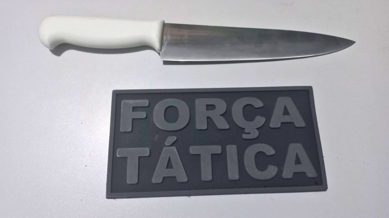 faca apreendida