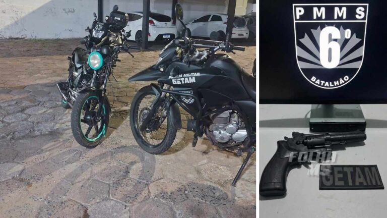 prisão Getam Corumbá moto irregular